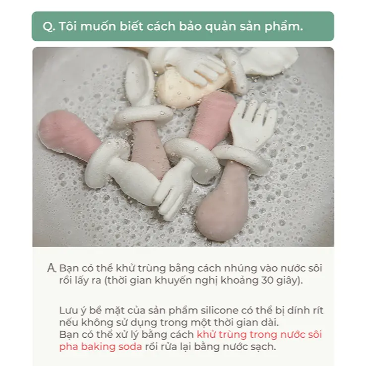 Bộ Muỗng Nĩa Ăn Dặm Hình Nấm 06.webp
