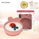 Bát Ăn Dặm Silicone AttiRabbit Hình Thỏ Có Đế Hít Chống Đổ 350ml
