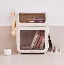 Tủ Nhựa 2 Tầng Đa Năng Firgi Hàn Quốc Đựng Dụng Cụ Ăn Dặm, Bình Sữa (Kèm Móc Treo & Giá Đỡ)