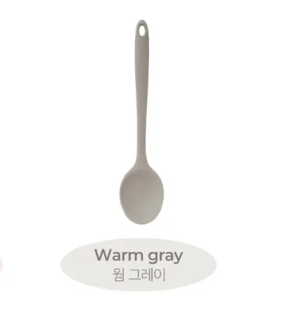 Muỗng Nấu Ăn Đa Năng Platinum Silicone Firgi Hàn Quốc An Toàn Chịu Nhiệt Cao Cán Dài 29cm